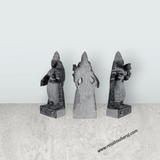 Murugar Valli Deivanai Standing Murti - 1.5 Feet | Black Stone Idol / God Statue / Decor for Pooja & Temple - Retail Maharaj