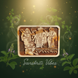 Tulsi Ram Darbar Naam Sewa for Temples – Handcrafted Tulsi Wood Idol for Home Temple - Retail Maharaj