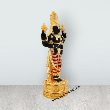 Balaji Standing On Base Murti - 6 x 2.75 Inches | Resin Balaji Idol / Balaji Statue for Home & Pooja - Retail Maharaj