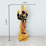 Balaji Standing On Base Murti - 4 Inches | Resin Balaji Idol / Balaji Statue for Home & Pooja