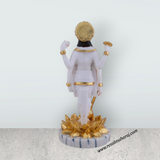Vishnu Standing on Kamal Base Murti - 12 x 5.5 Inches | Fibre Vishnu Idol / Lord Vishnu Statue for Pooja