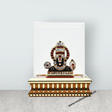 Balaji Murti - 3.5 x 2.75 Inches | Lucky Perumal Statue/ Multicolour Stone Balaji Idol With Dhoom for Table Topcccccccccccccccccccccc - Retail Maharaj