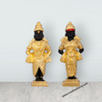 Panduranga Rukmini Pair - 4 x 1.5 Inches | Ceramic Sculpture/ Rukmini Panduranga/ Panduranga And Rukmini for Pooja - Retail Maharaj
