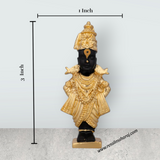 Panduranga Rukmini Pair - 3 x 1 Inches | Ceramic Sculpture/ Rukmini Panduranga/ Panduranga And Rukmini for Pooja - Retail Maharaj