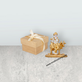 Cow Krishna Murti - 3 x 2.5 Inches | Krishna Statue/ Ceramic Sculpture for Pooja/ 70 Gms Approx - Retail Maharaj