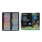Brustro Artists Soft Pastels Set of 24 Colors for Art and Craft Projects - Retail Maharaj