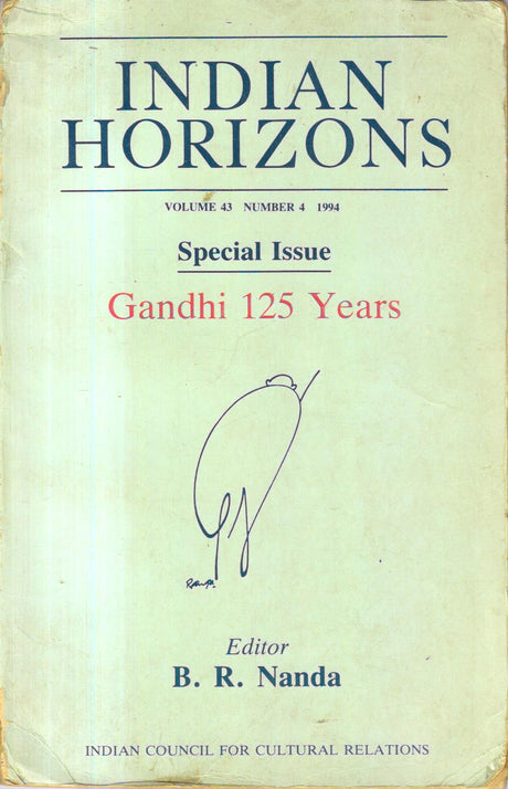 Indian Horizons Volume 43 especial issue Gandhi 125 Years. - Retail Maharaj