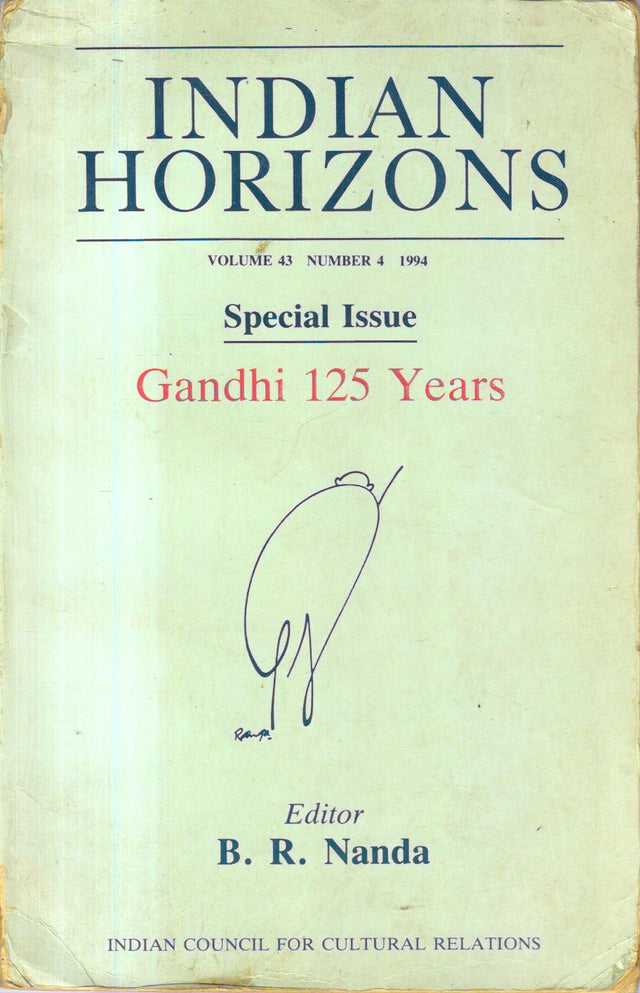 Indian Horizons Volume 43 especial issue Gandhi 125 Years. - Retail Maharaj