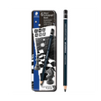 Staedtler Mars Lumograph Black Artist Pencil Set 6 Shades for Deep Sketching and Shading - Retail Maharaj