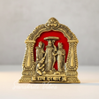 Metal Shri Ram Darbar Statue Murti Religious Idol for Wall Hanging and Table Top Office - Retail Maharaj