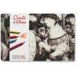 Conte a Paris Professional Pastel Pencil Set 48 Assorted Shades for Drawing and Blending - Retail Maharaj