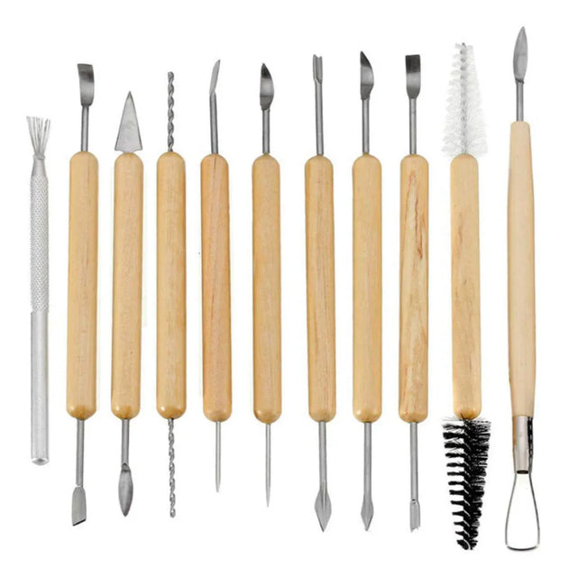 Ceramic Clay Sculpting Tool Set for Pottery Carving and Detailing - Retail Maharaj
