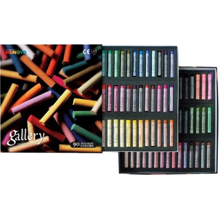 Mungyo Gallery Soft Pastels Artist Set of 90 Colors – Professional Quality Pastels for Artists - Retail Maharaj