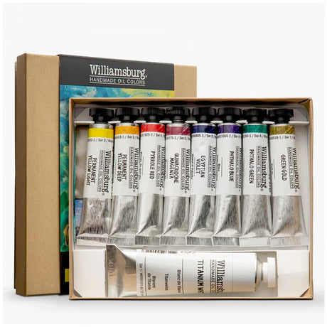 Williamsburg Handmade Modern Oil Colours Set for Professional Artists - Retail Maharaj