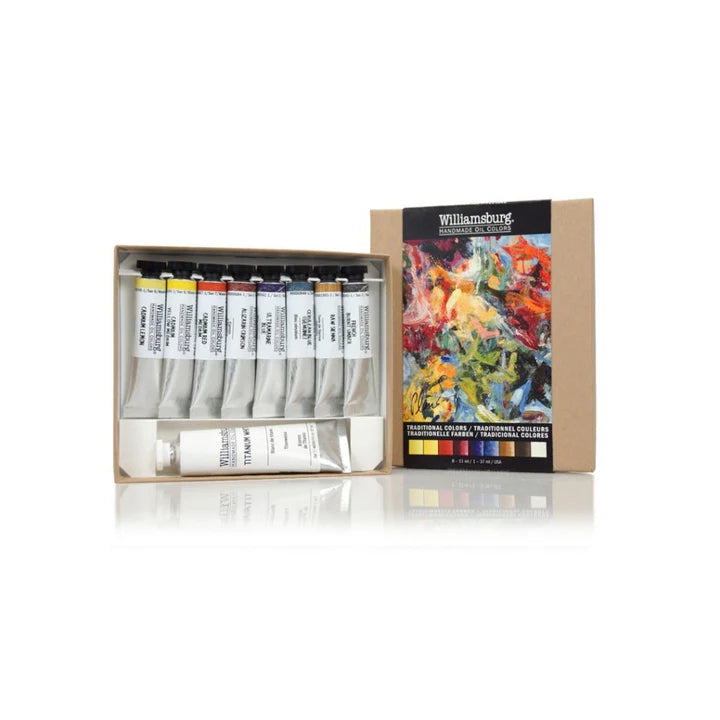 Williamsburg Traditional Oil Colours Set for Professional Artists - Retail Maharaj