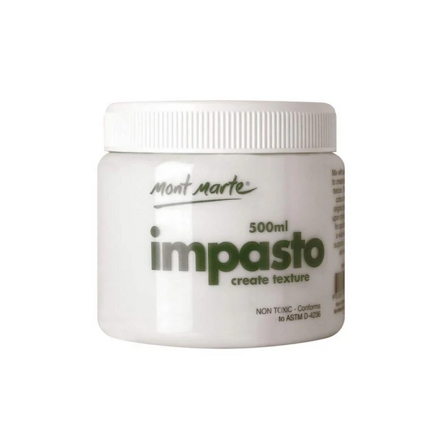 Mont Marte Impasto 500 ml White - Retail Maharaj