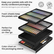 Arteza Soft Pastels for Artists Set of 72 Chalk Pastels for Artists Sticks Chalk Crayons - Retail Maharaj