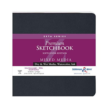 Stillman Birn Zeta Series Extra Heavyweight Smooth Paper Sketchbook Open Stock - Retail Maharaj
