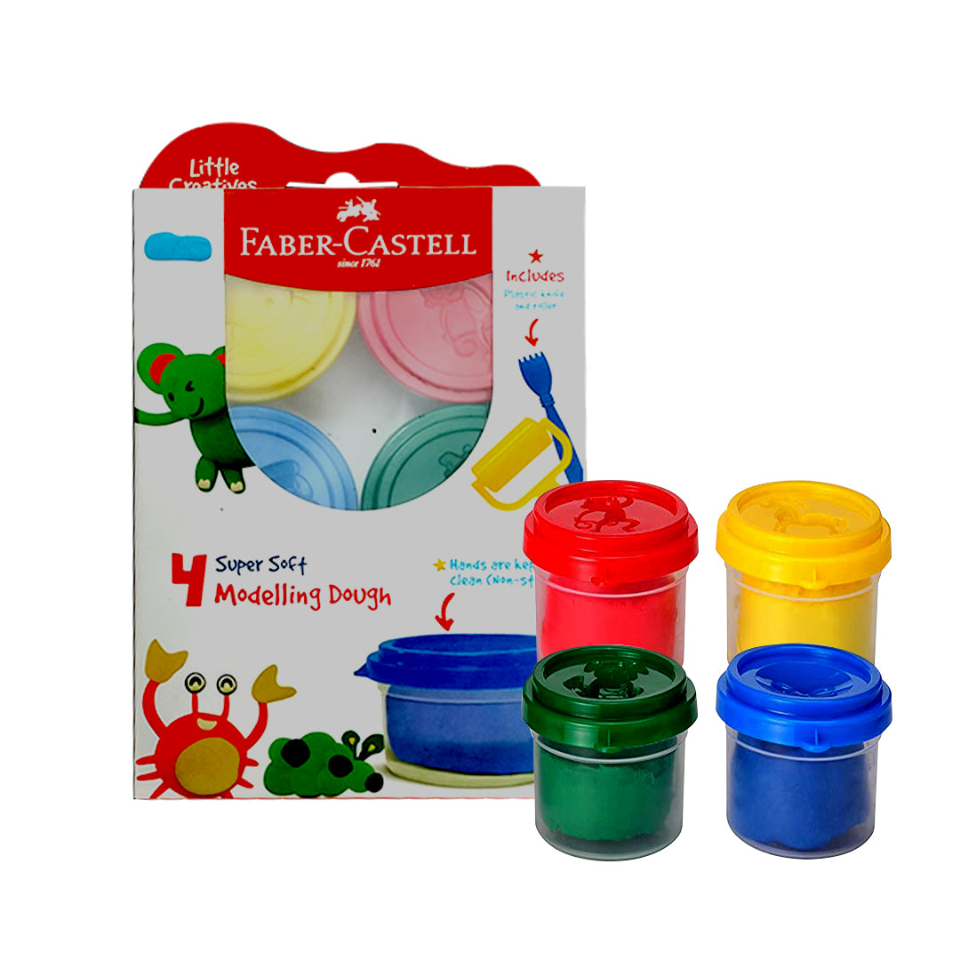 Faber Castell Kids Modelling Dough Set with Assorted Colours - Retail Maharaj