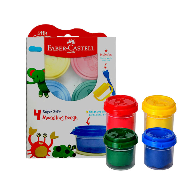 Faber Castell Kids Modelling Dough Set with Assorted Colours - Retail Maharaj