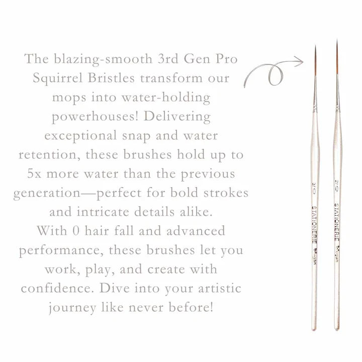 Retail Maharaj Long Liner Brush Silver Matt Edition - Retail Maharaj