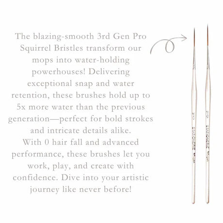 Retail Maharaj Long Liner Brush Silver Matt Edition - Retail Maharaj