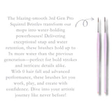 Retail Maharaj Short Liner Brush Set of 4 Lilac Mist Edition, Kolinsky Synthetic - Retail Maharaj