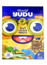 Pidilite Fevicryl Yudu 3 in 1 Multi Surface Colour Pencil Set 12 Shades - Retail Maharaj