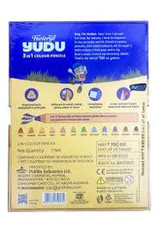 Pidilite Fevicryl Yudu 3 in 1 Multi Surface Colour Pencil Set 12 Shades - Retail Maharaj