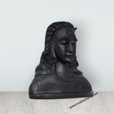 Black Shivan Murti - 4.5 x 5 Inches | Adiyogi / Shivalingam / Mahadev Statue / Decor for Home & Pooja - Retail Maharaj