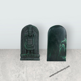 Thirupathi Balaji Padmavati Thayar Set - 7 x 4 Inches | Jade Semi Precious Idol / Tirupati Balaji Idol for Pooja - Retail Maharaj