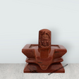 Shivling Murti - 4 x 5.5 Inches | Red Sunstone Idol / Shiv Ling Murti / Shiva Lingam Statue for Pooja - Retail Maharaj
