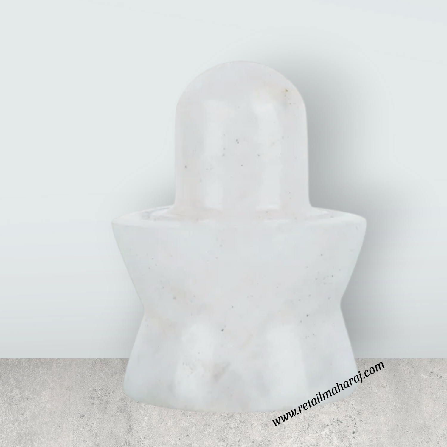 Opel Shiv Ling Murti - 2 x 1.75 Inches | Crystal Shiva Lingam Statue/ Stone Shiv Ling Statue for Pooja - Retail Maharaj