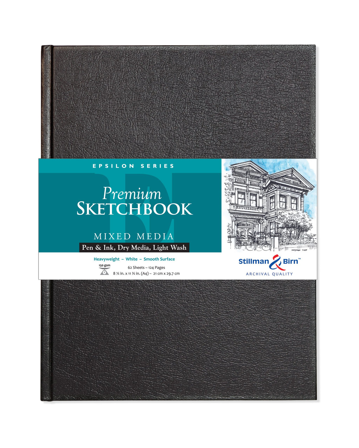 Stillman and Birn Epsilon Series Smooth White Sketchbook for Pen Ink and Mixed Media - Retail Maharaj