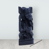 Ganesh Murti - 3 x 2.25 Inches | Karungali Statue/ Ebony Vinayaka Idol/ Ganpati Murti for Pooja - Retail Maharaj