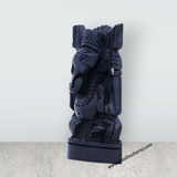 Ganesh Murti - 3 x 2.25 Inches | Karungali Statue/ Ebony Vinayaka Idol/ Ganpati Murti for Pooja - Retail Maharaj
