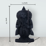Murugan Statue - 4.5 x 2.5 Inches | Karungali Statue/ Ebony Murugan Idol for Pooja - Retail Maharaj