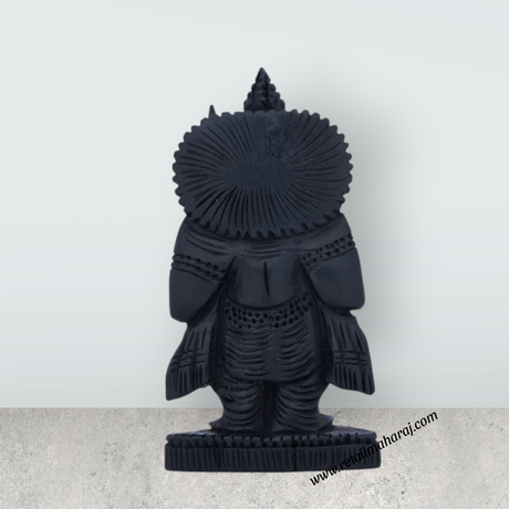 Murugan Statue - 4.5 x 2.5 Inches | Karungali Statue/ Ebony Murugan Idol for Pooja - Retail Maharaj
