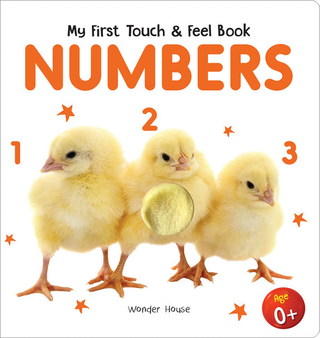 My First Book of Touch And Feel - Numbers : Touch And Feel Board Book For CHildren - Retail Maharaj