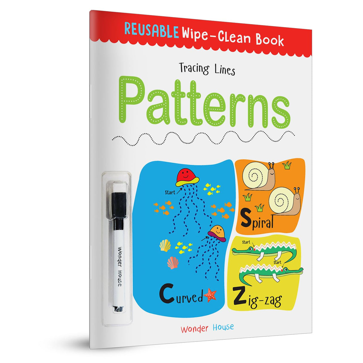 Line Tracing Patterns – Practice Drawing and Tracing Lines and Shapes: Pre-Writing Skills Workbook for Kids with Fun Patterns and Activities | Develop Fine Motor Control and Hand-Eye Coordination | Ages 3–5 Years (Writing Fun Series) | Hours of Learning t - Retail Maharaj