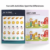 Fun with Activities Pack (4 Books): Mazes, Spot the Differences, Brain Booster & Coloring | Fun, Educational & Interactive Activity Workbook Set for ... Learning Series] (Fun with Activities Series) - Retail Maharaj