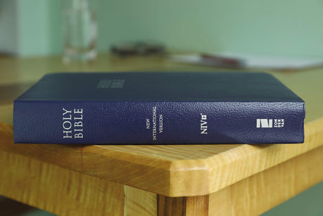 Niv, Gift And Award Bible, Leather-Look, Blue, Red Letter Edition, Comfort Print - Retail Maharaj