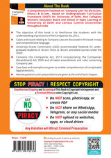 Taxmann's Company Law – Comprehensively Updated | NEP-aligned Textbook that Clearly Explains Indian Company Law with Amendments & Insolvency Provisions—Combining Concepts & Application - Retail Maharaj