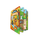 In the Jungle Die Cut Window Board Book for Kids Age 3+ | Early Learning Picture Book with Fun Jungle Animal Facts, Bright Pages & Die-Cut Shape for Easy Handling and Engagement - Retail Maharaj