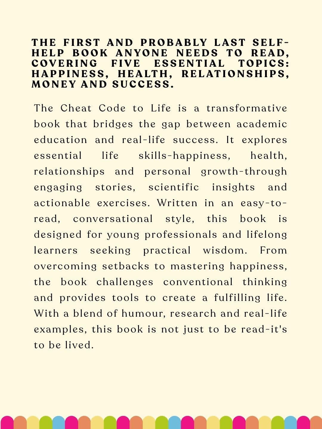 The Cheat Code to Life: The Real-World Guide to Living Smarter, Healthier & Happier - Retail Maharaj