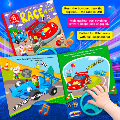 Race Car Sound Book - Retail Maharaj