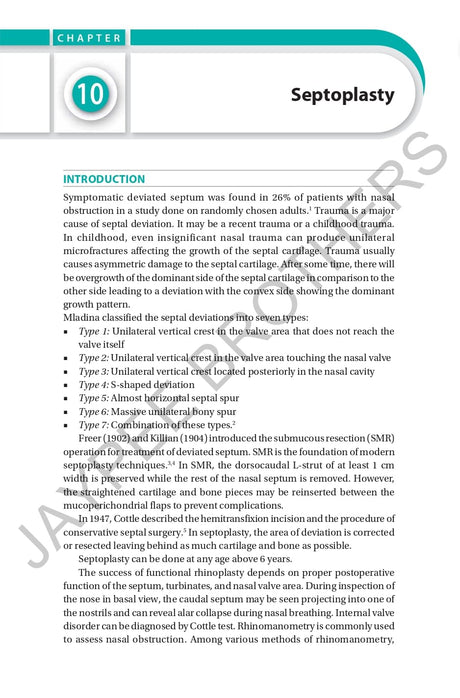 RHINOPLASTY AN EXPERT MANUAL - Retail Maharaj