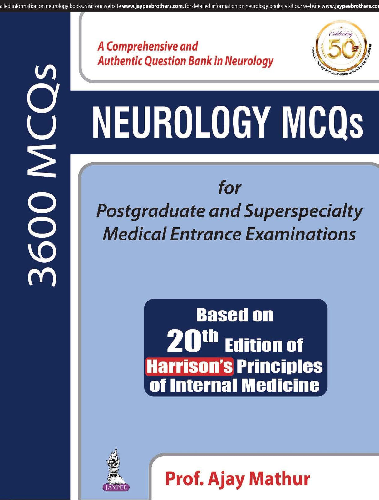 NEUROLOGY MCQS FOR POSTGRADUATE AND SUPERSPECIALTY MEDICAL ENTRANCE EXAMINATIONS (BASED ON 20TH - Retail Maharaj