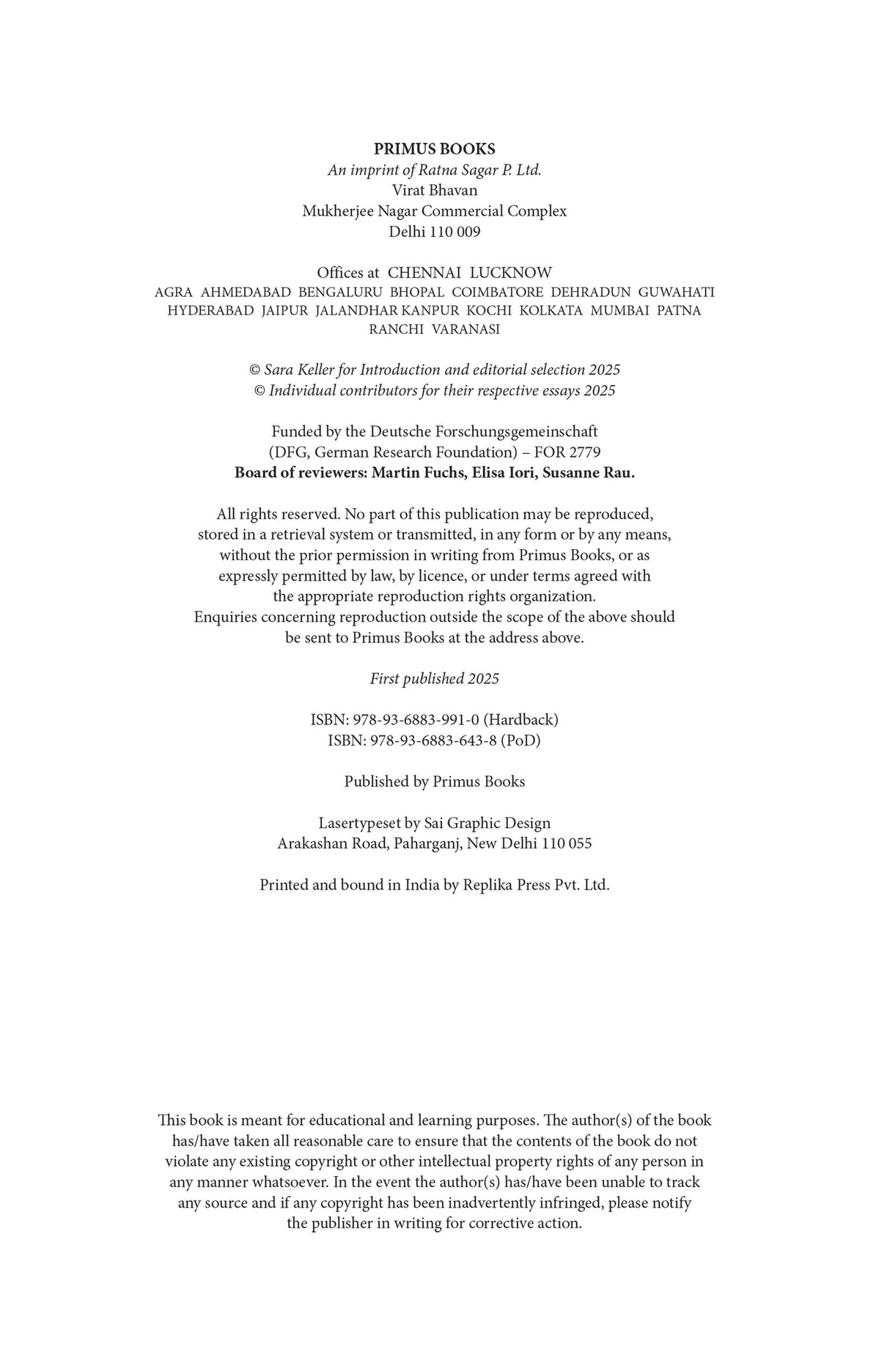 Primus Books- Accessing Water in the South Asian City - Retail Maharaj