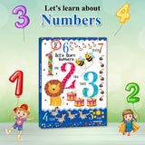 Hello Friend Books Let's Learn Giant Board Book: Numbers - Large Board Book with Beautifully Illustrated Images for Children to Learn - Retail Maharaj